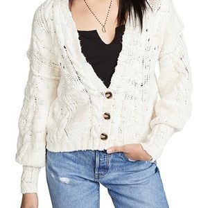 Free People Sandstorm Cardigan in moon/ocean